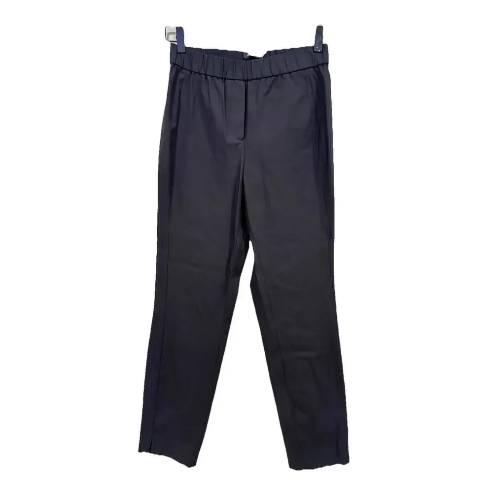 Women’s Massimo Dutti Size 4‎ Straight Trouser Pants Black Womens Formal Pro